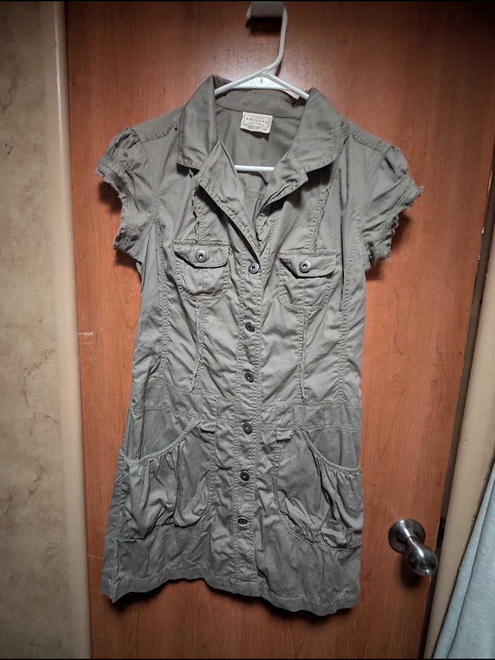 Arizona Jean Company Olive Green Shirt Jacket